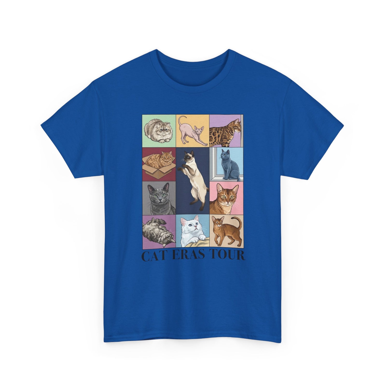 Cat Eras Tour T-Shirt — Retro Band Tee for Cat Lovers