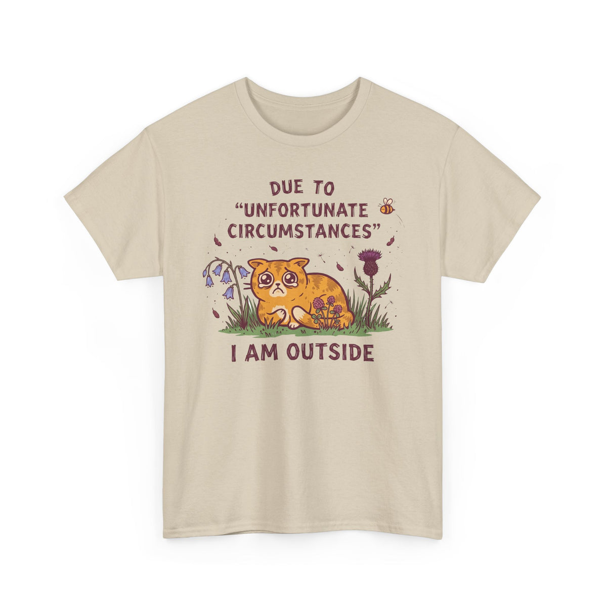 I'm Outside Funny Cat T-Shirt