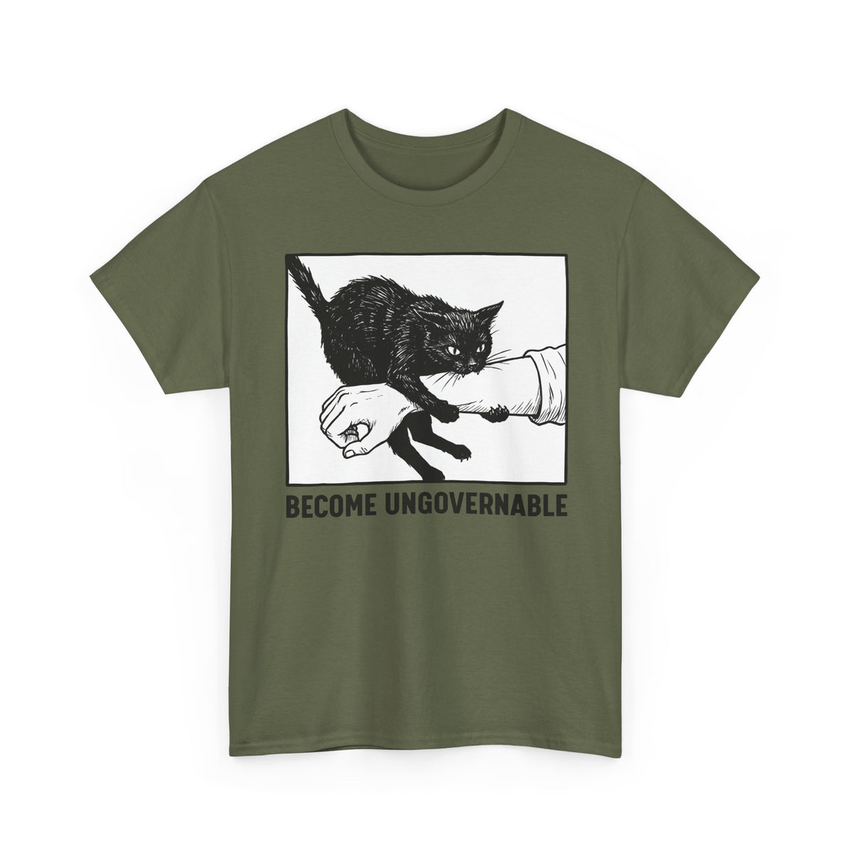 Become Ungovernable Cat T-Shirt