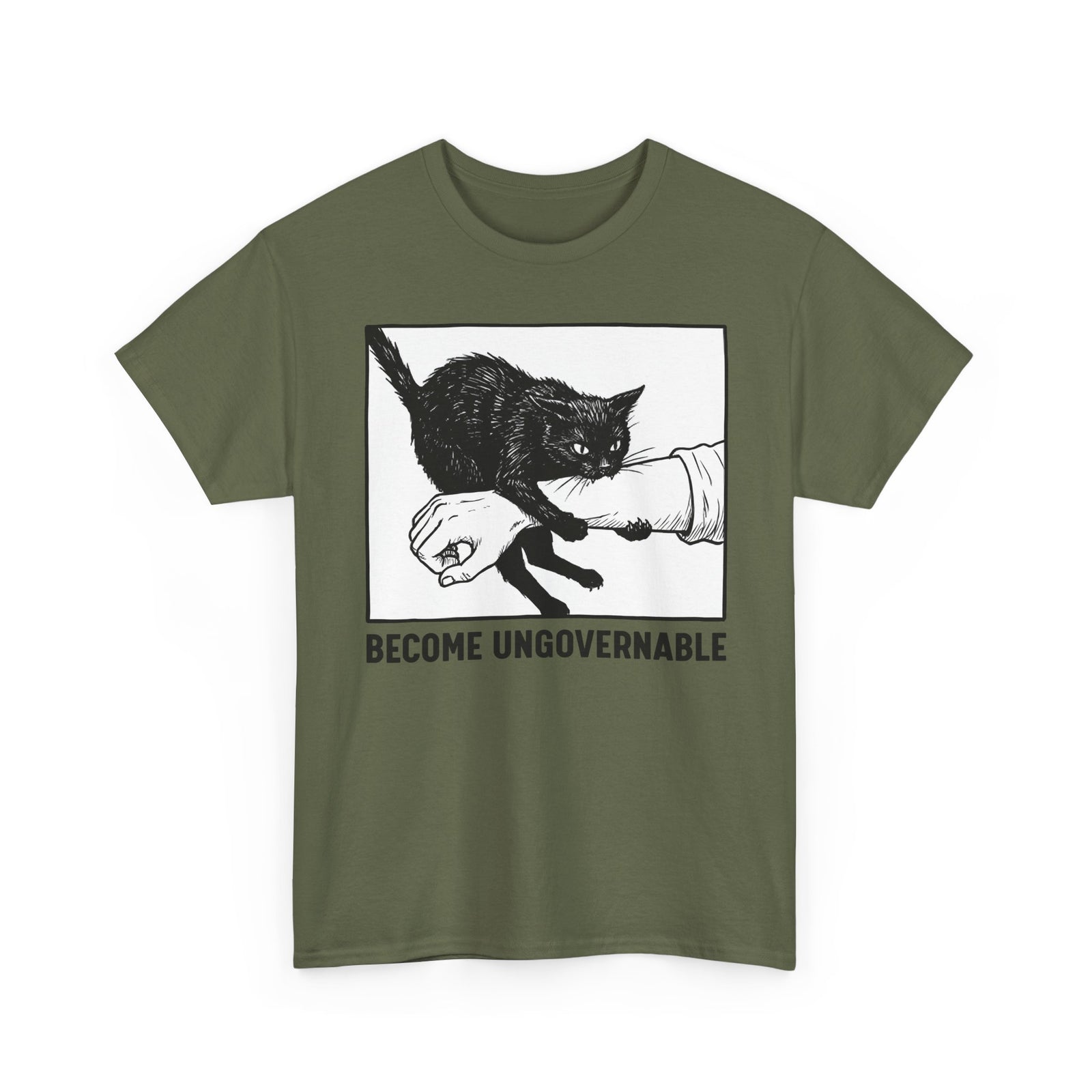 Become Ungovernable Cat T-Shirt