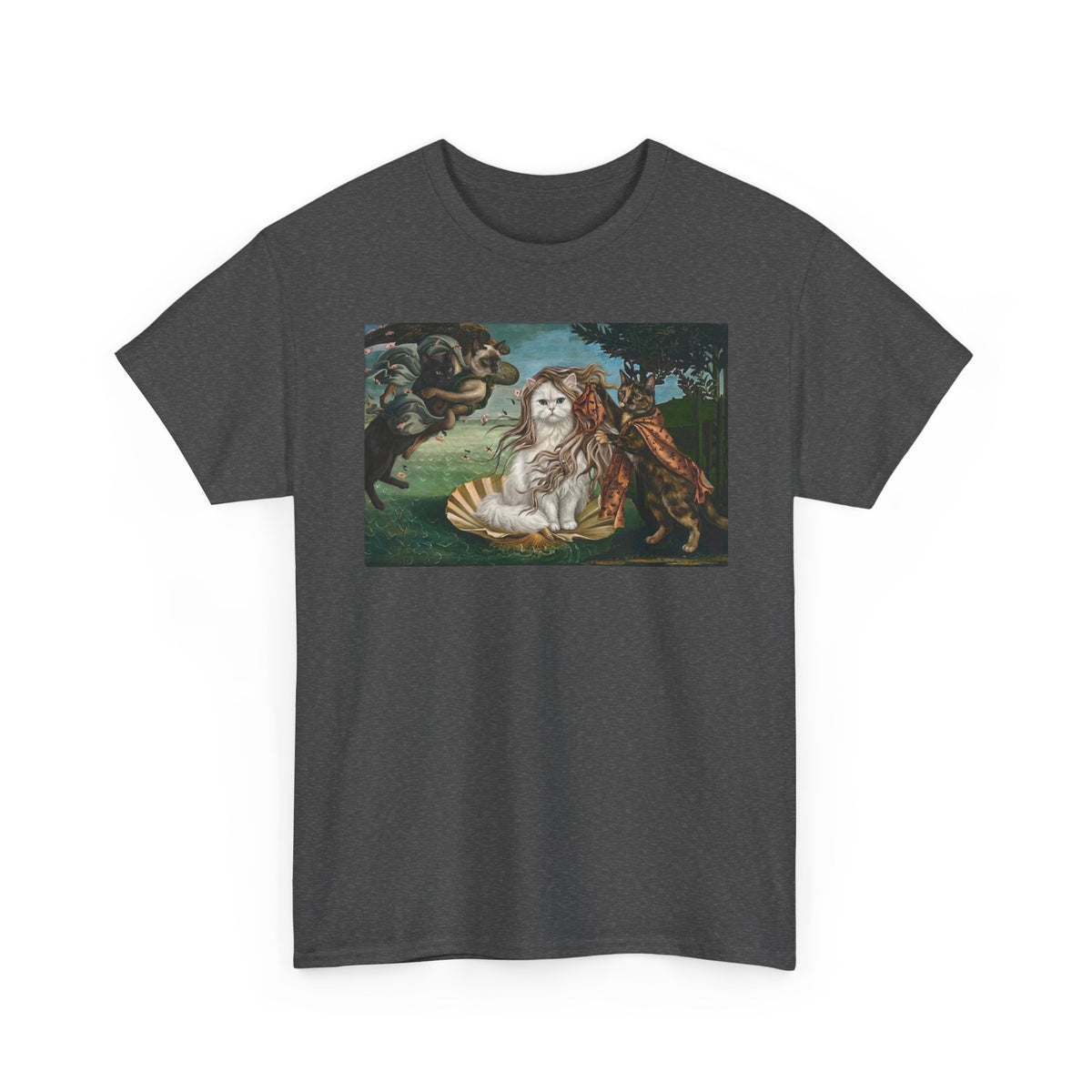 Birth of Venus Kitty T-Shirt — Vintage Art Cat Tee