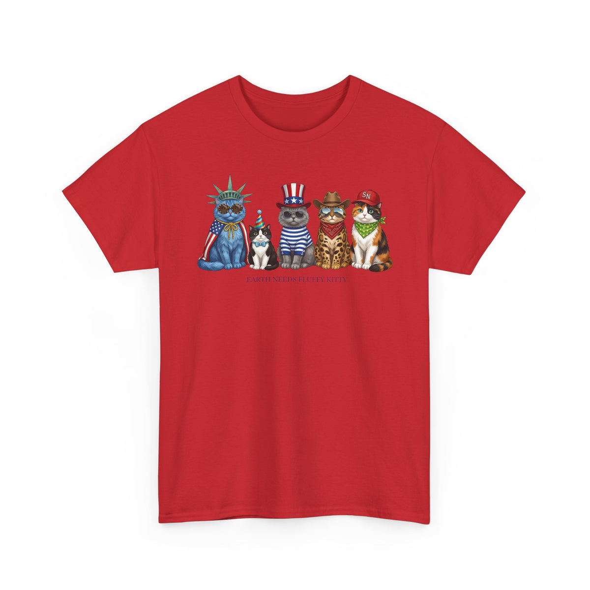 Earth Needs Fluffy Kitty T-Shirt