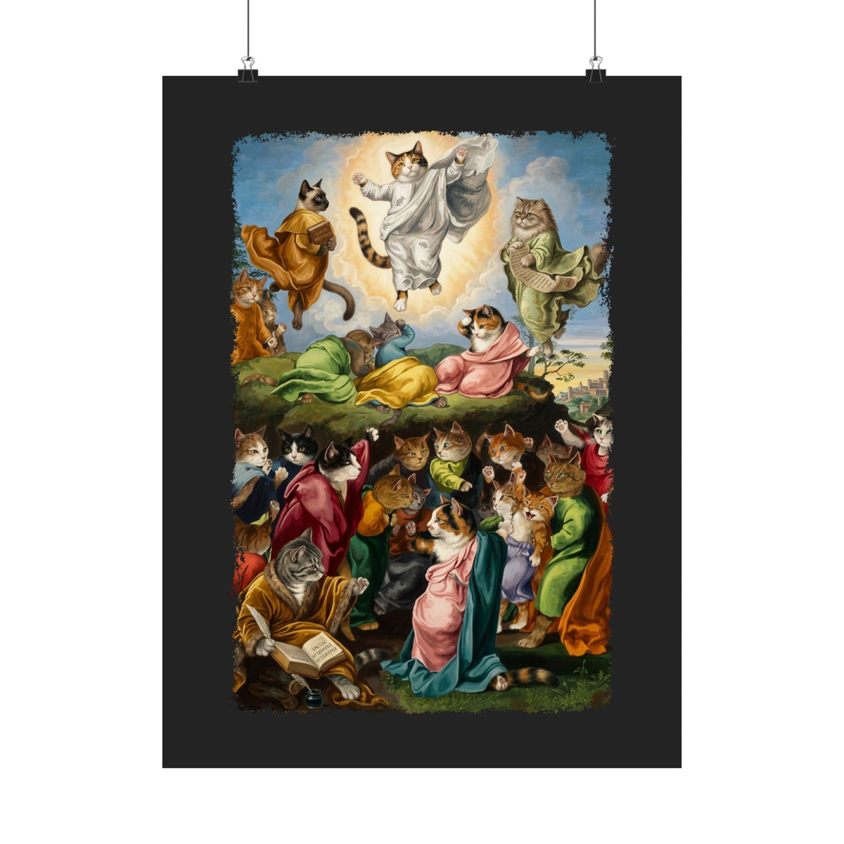Transfiguration Cats Poster