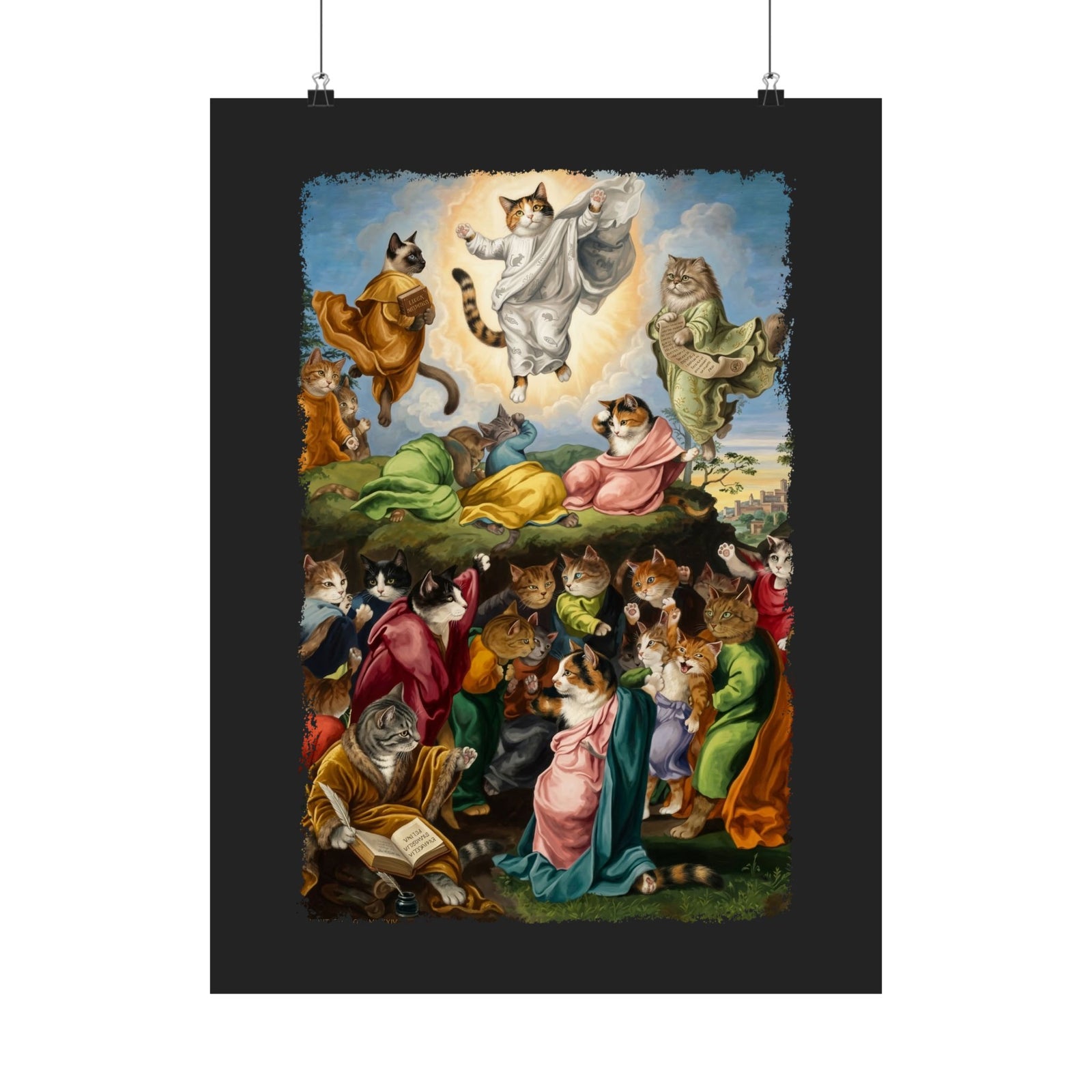 Transfiguration Cats Poster