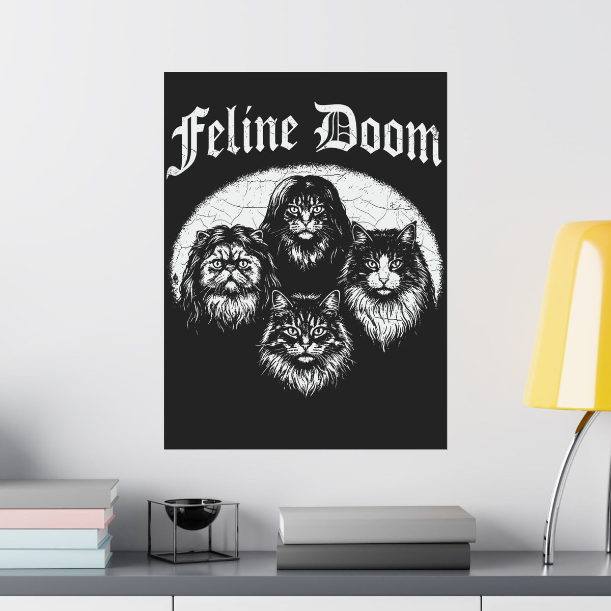 Feline Doom Cat Sabbath Poster