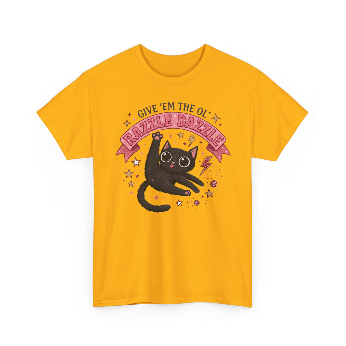 Razzle Dazzle Cat T-Shirt — Give 'em the Ol' Razzle Dazzle