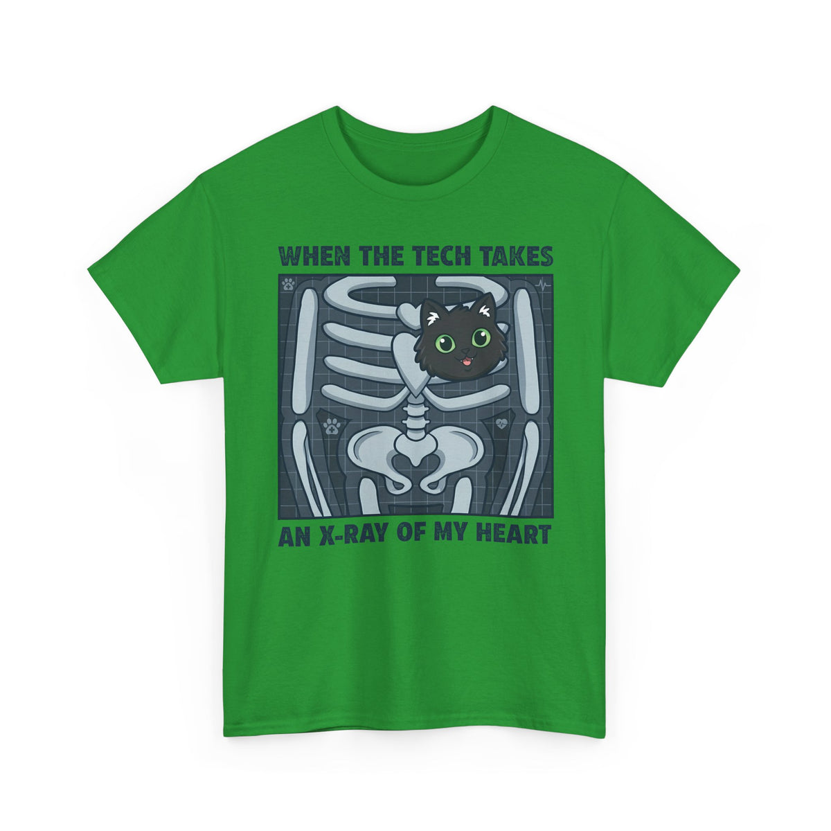 MY HEART IS 100% CAT T-Shirt — Cat Lover Tee