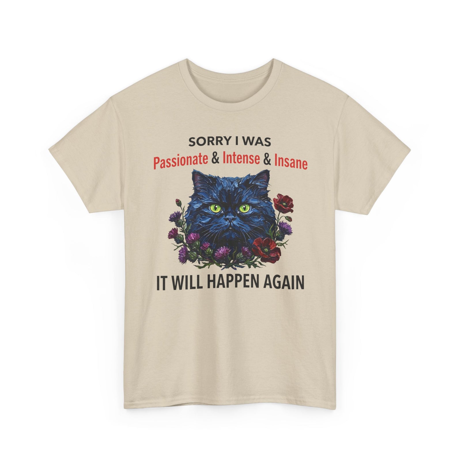 Passionate Black Cat Tee
