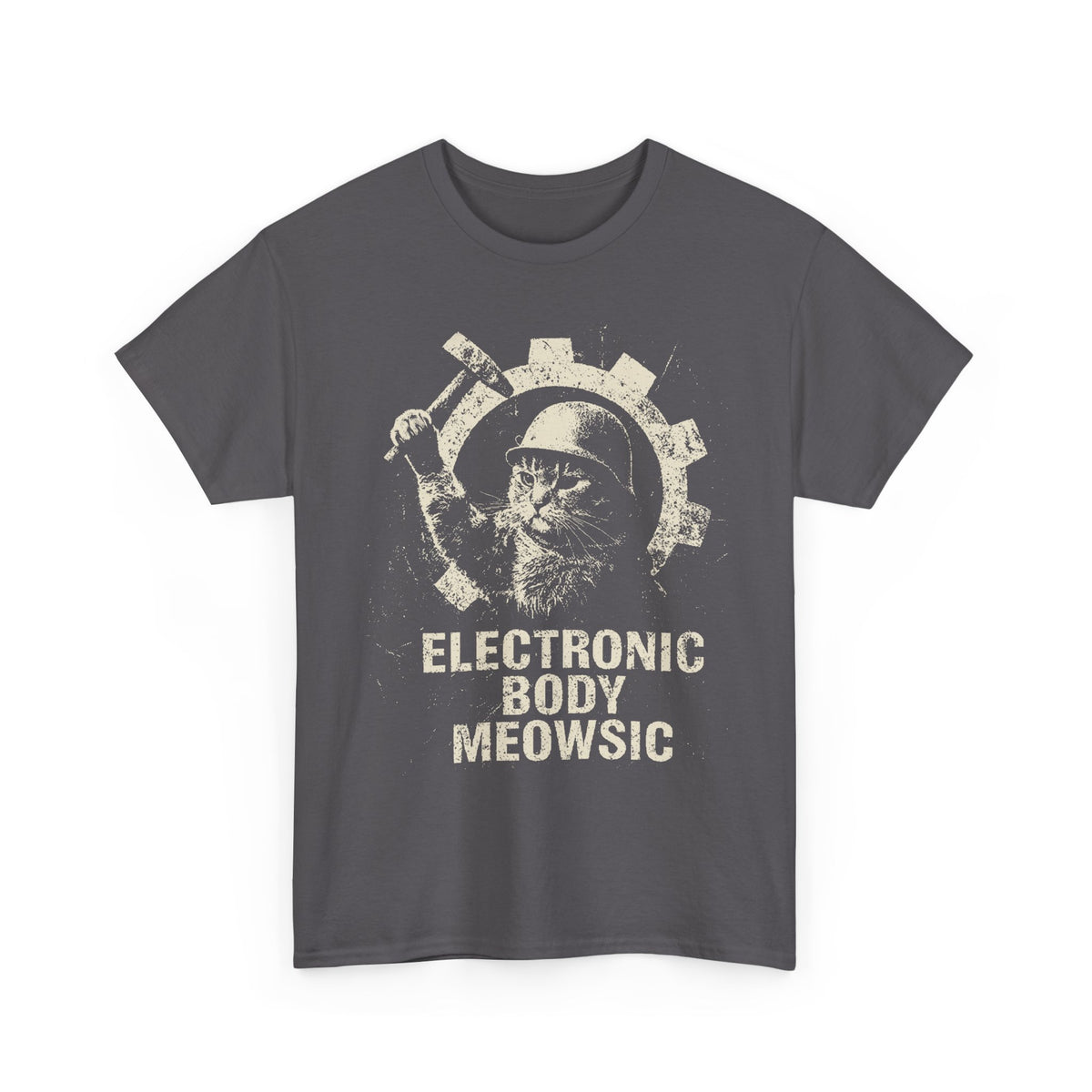 Electronic Body Meowsic Cat T-Shirt