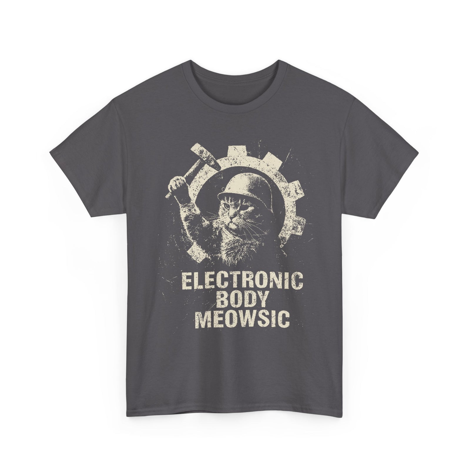 Electronic Body Meowsic Cat T-Shirt