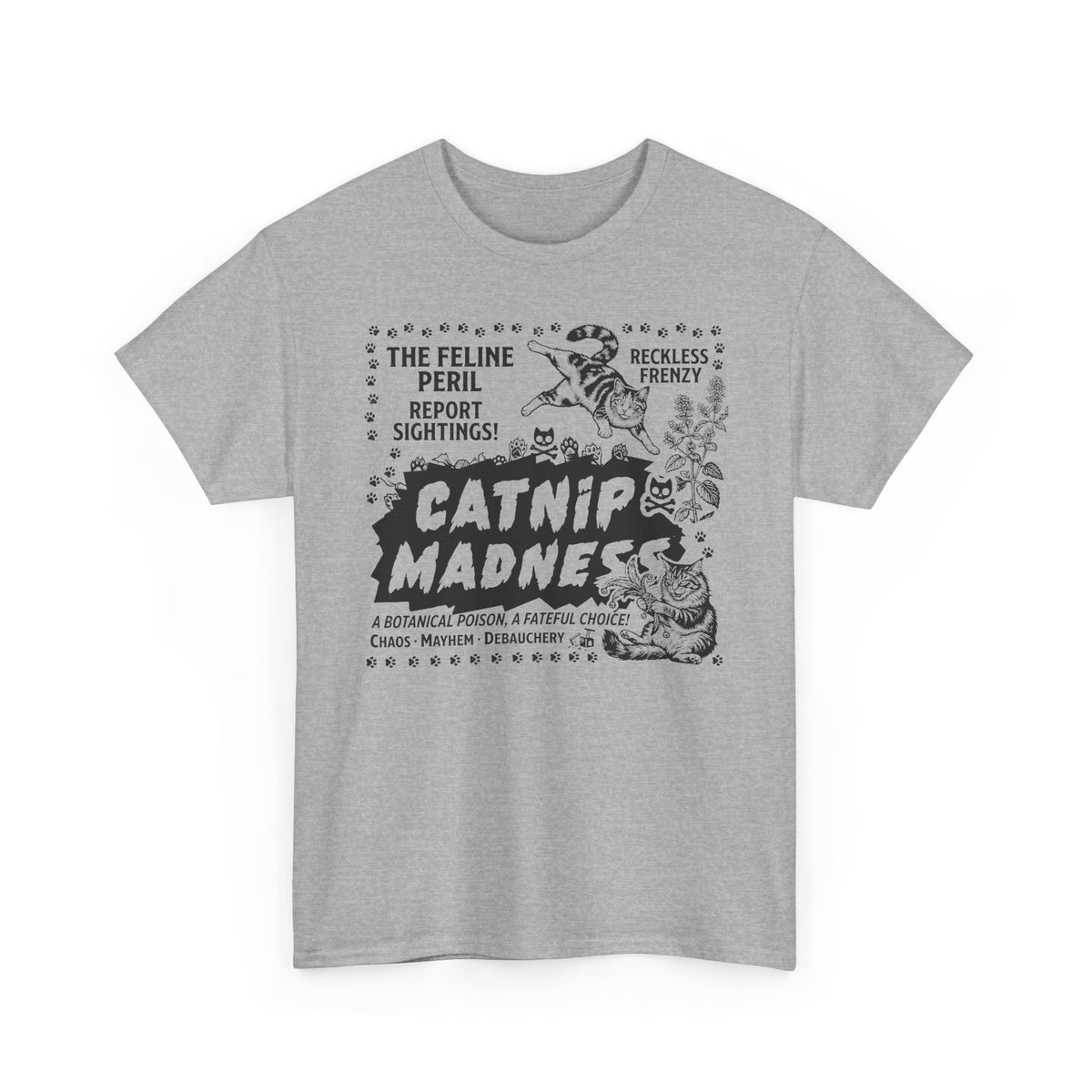 Catnip Madness Cat T-Shirt