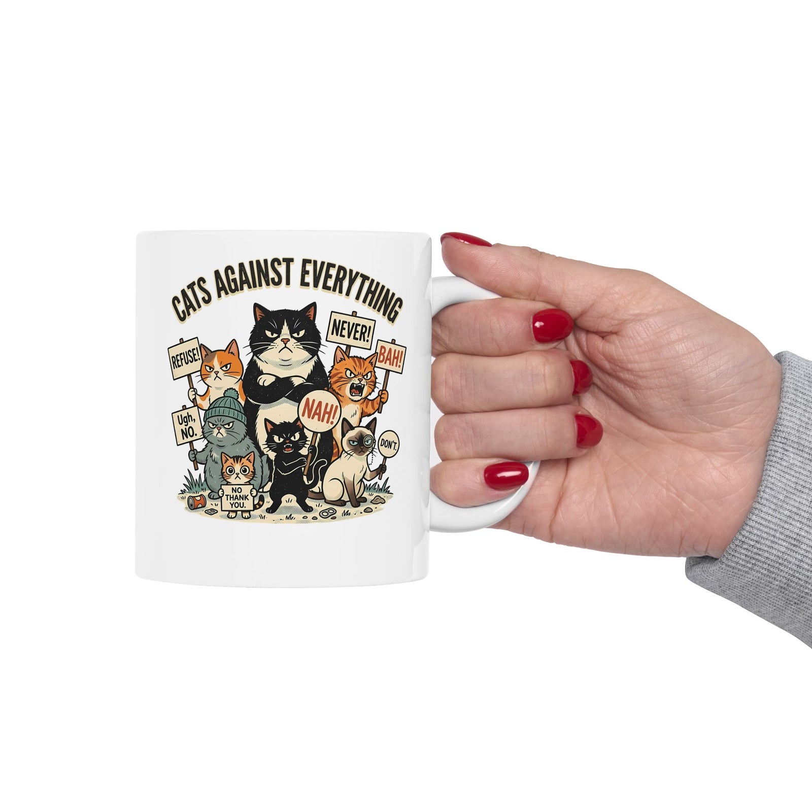 Cats Against Everything Ceramic Mug