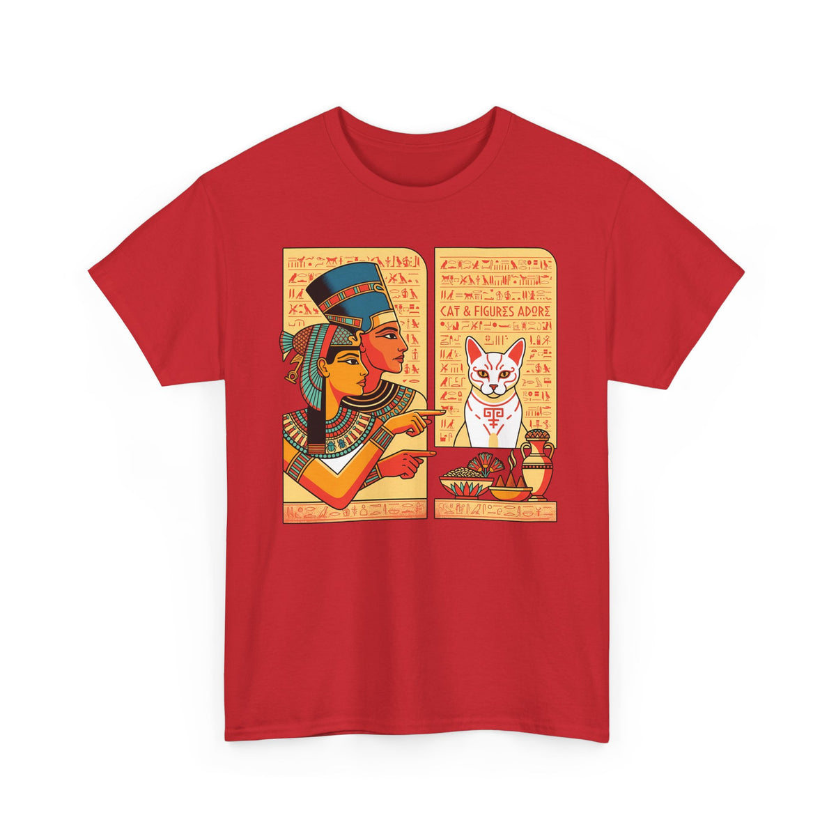 Egyptian Cat Meme T-Shirt — Funny Ancient Egypt Cat Graphic Tee