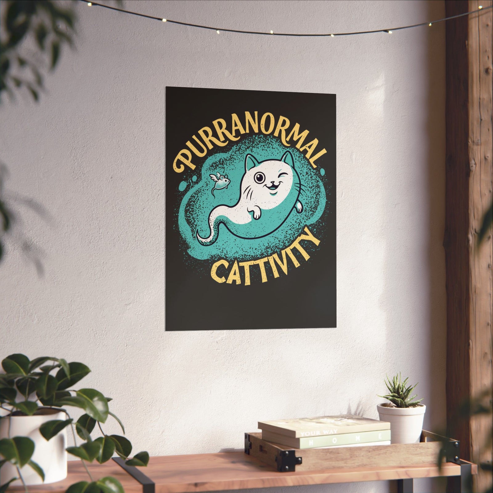 Purranormal Cattivity Poster — Funny Paranormal Cat Poster