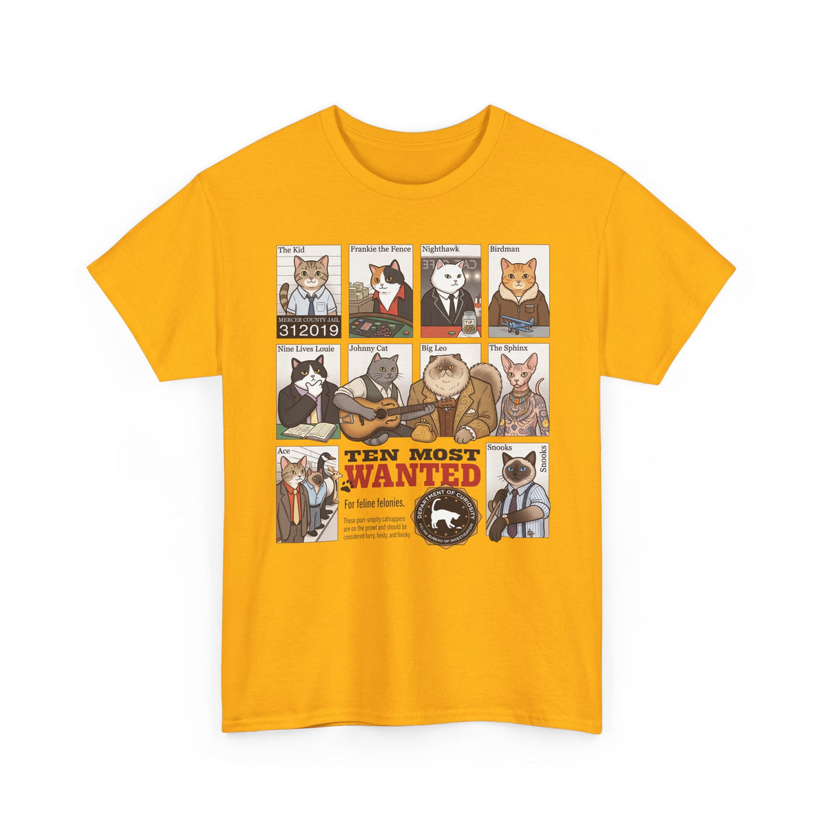 Cats Wanted T-Shirt — Funny Cat Lover Tee