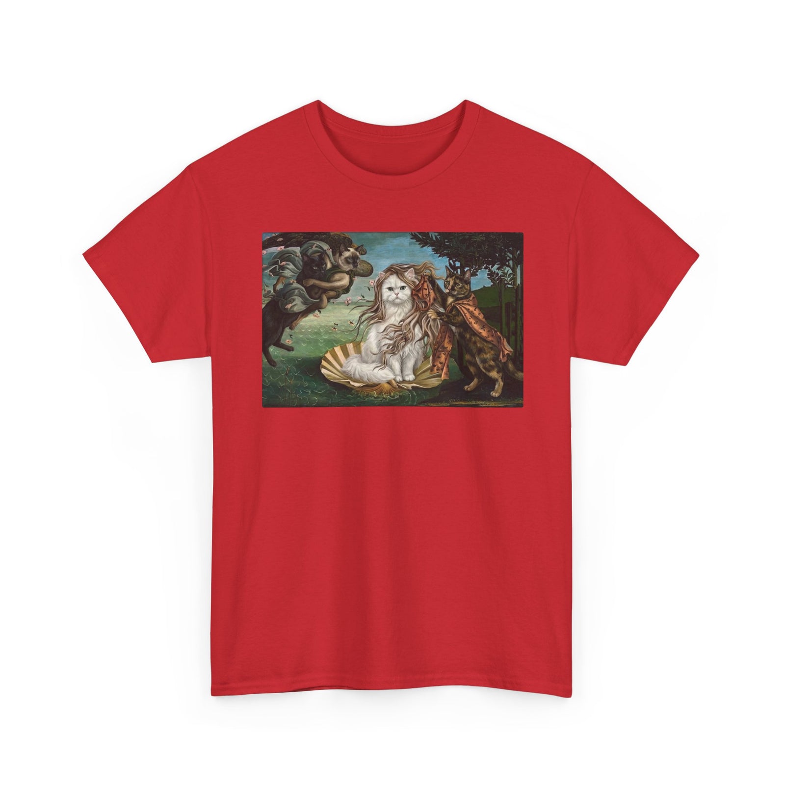 Birth of Venus Kitty T-Shirt — Vintage Art Cat Tee