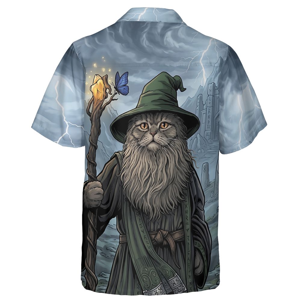 Wizard Cat Hawaiian Shirt -  - 2