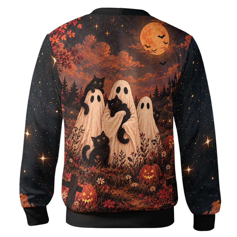 Black Cats and Ghost Halloween Night -  - 2