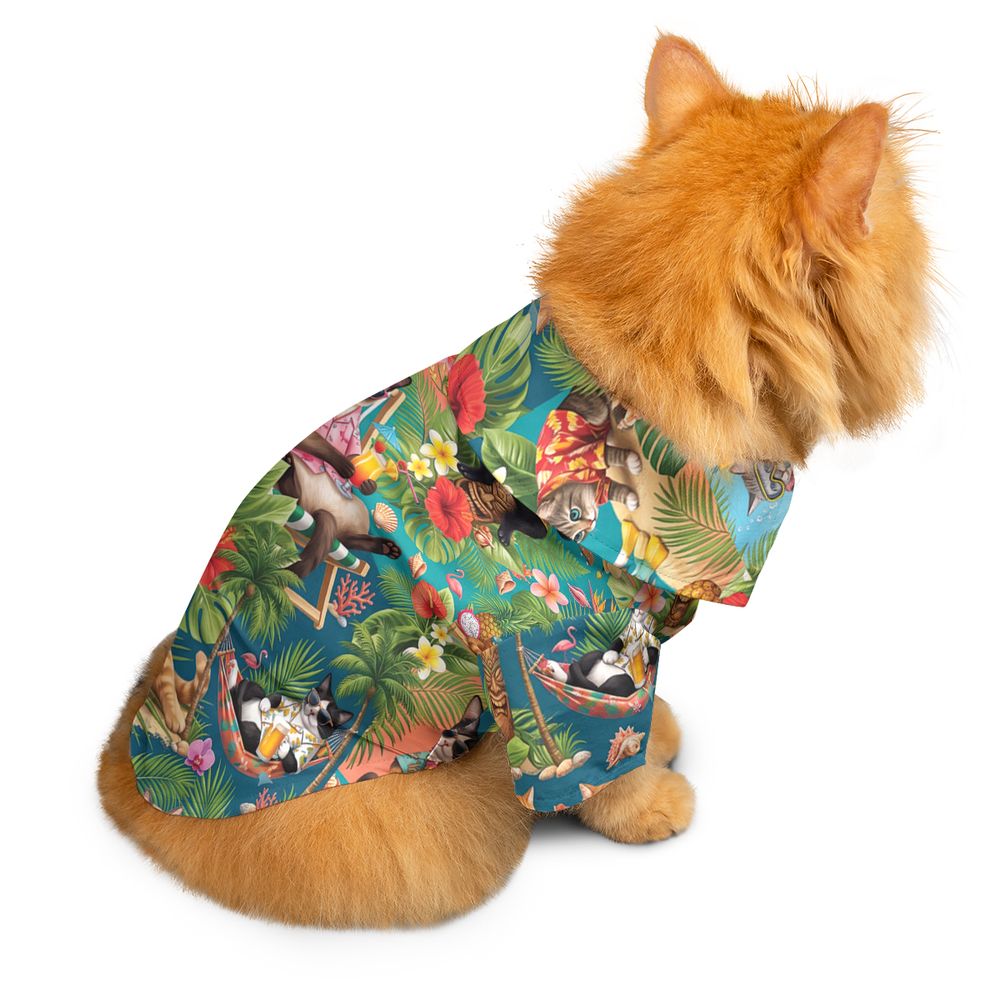 Summer Cat Pet Hawaiian Shirt -  - 2