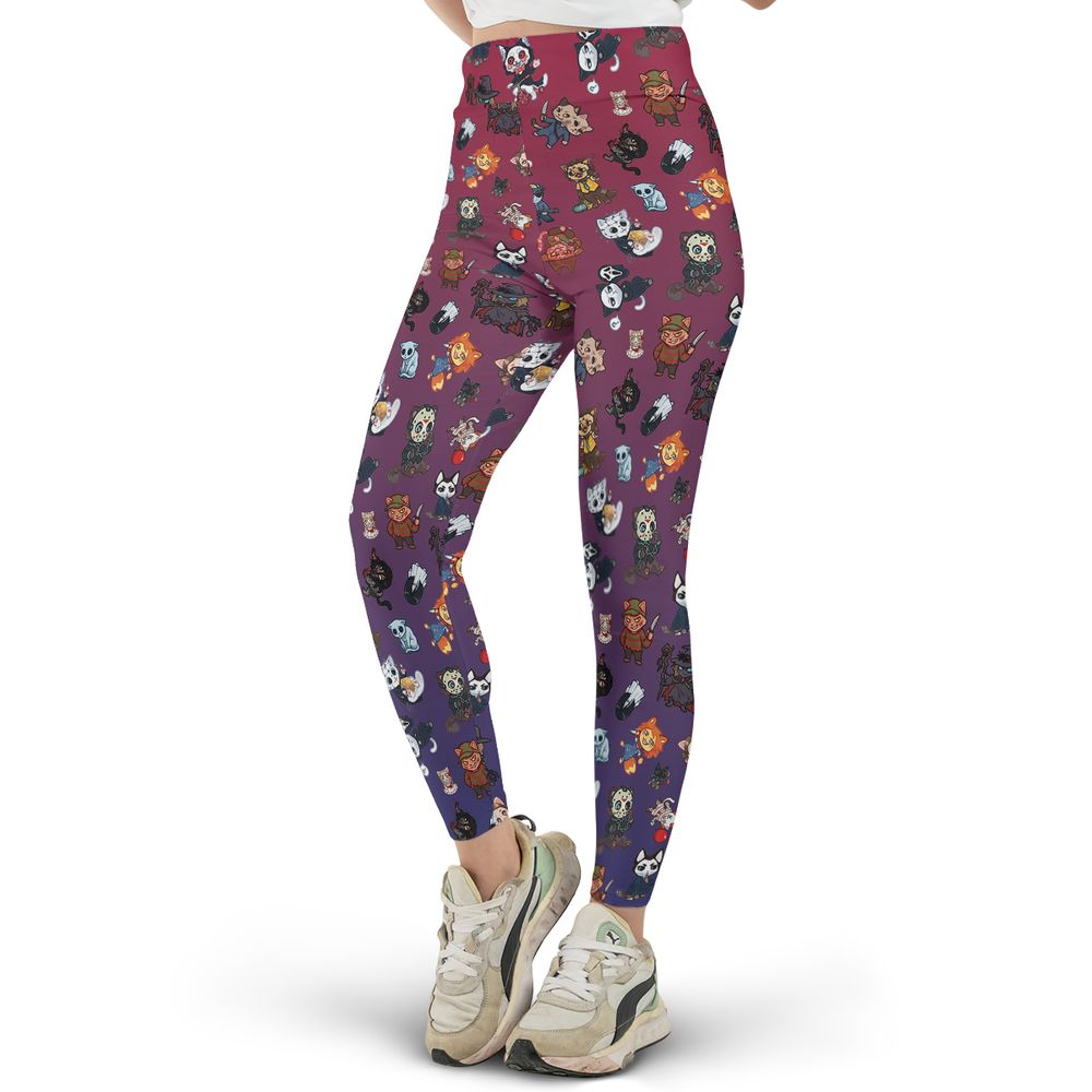 Witchy Skulls & Pumpkins Purple -  - 2
