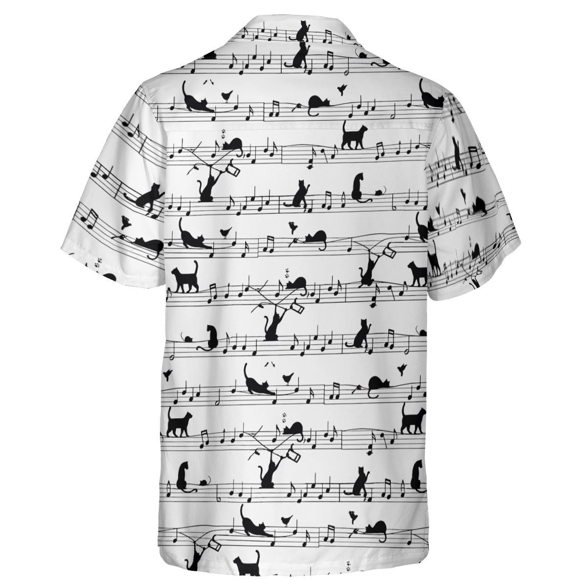 Musical cats in playful harmony Hawaiian Shirt