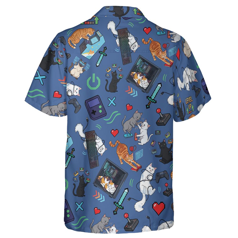 Game and Cats Hawaiian Shirt -  - 2