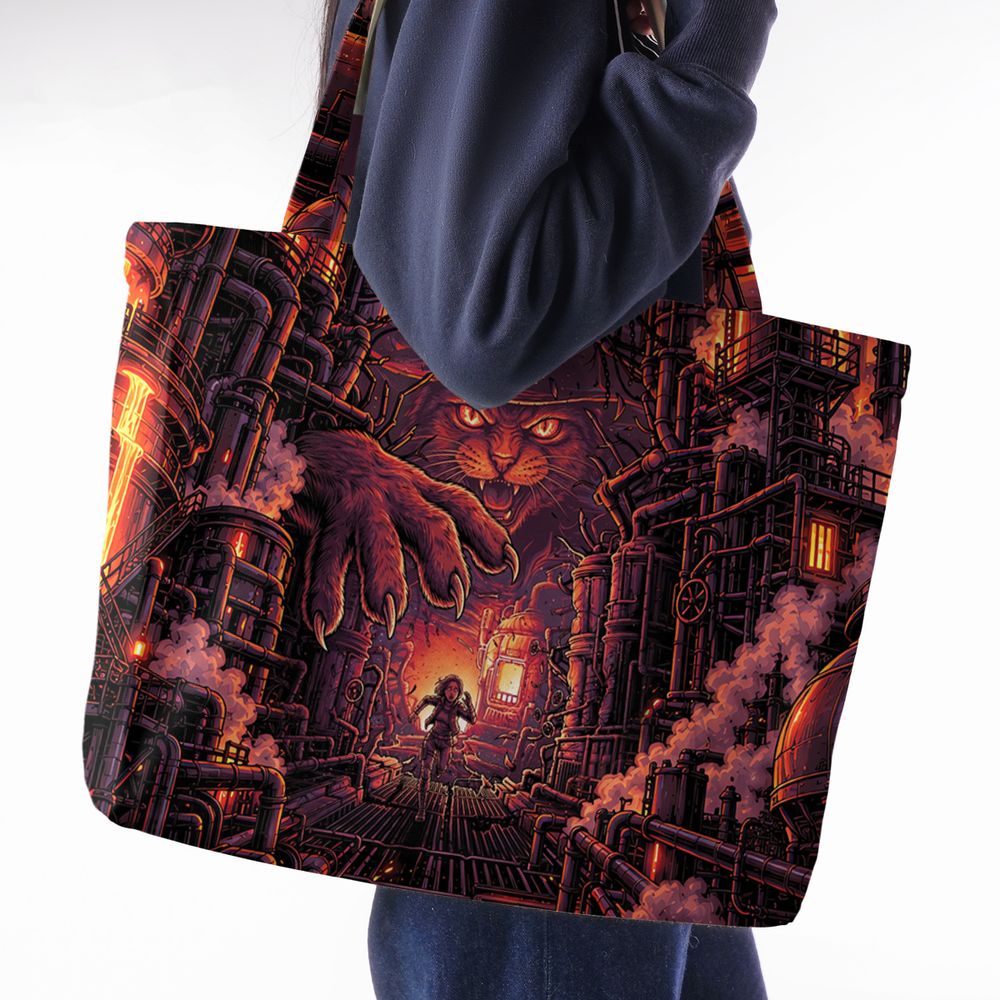 Claws of the Abyss Large Tote Bag -  - 2