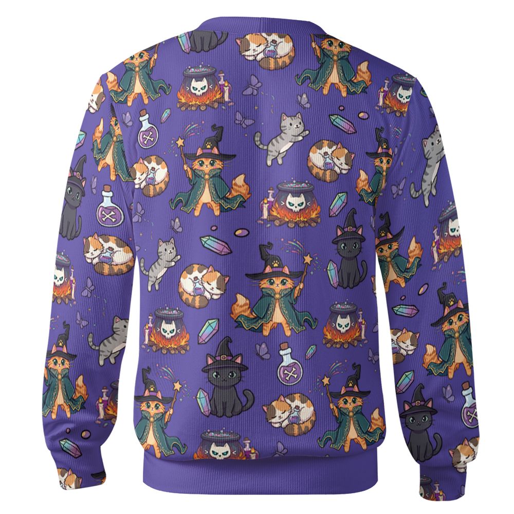 Witchy Wizard Cats Purple -  - 2