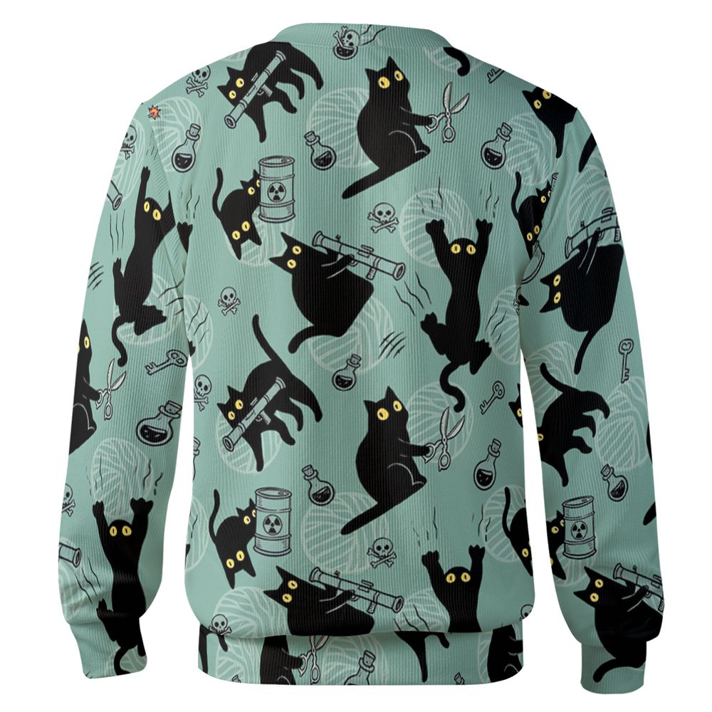 Chaotic evil cat Cardigan -  - 2