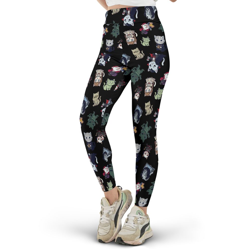 Horror cats Full Print Legging -  - 2