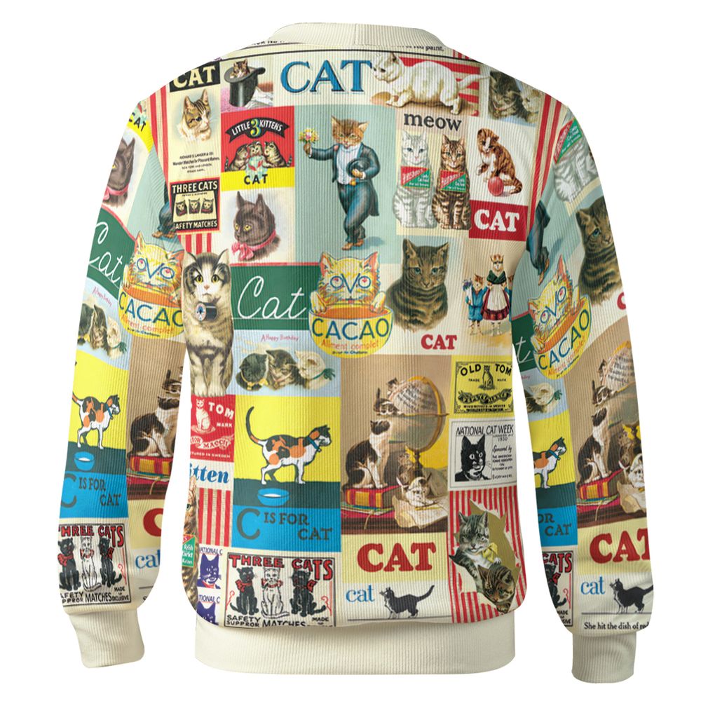 Musical Cats Playing Instruments Band Cardigan -  - 2