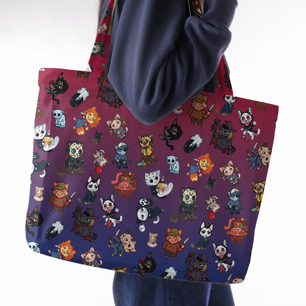 Witchy Skulls & Pumpkins Purple -  - 2