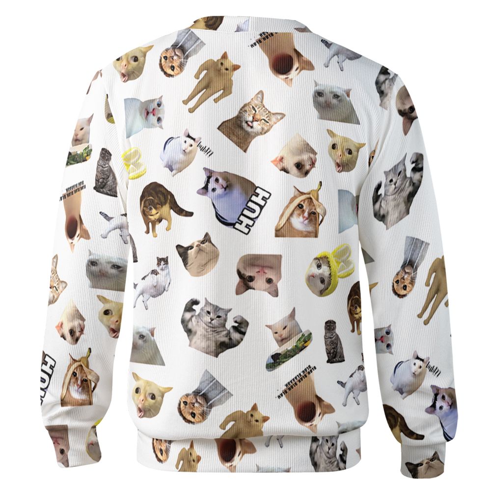 Cat memes Cardigan -  - 2