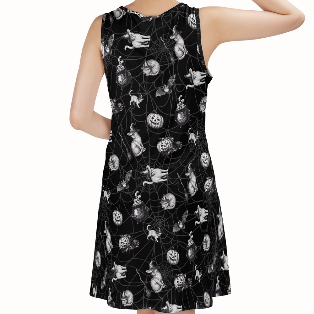 Vintage Witchy Cat Halloween -  - 2