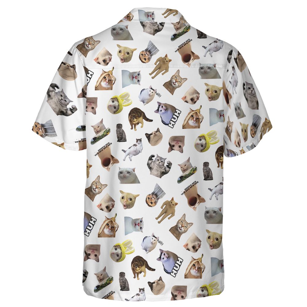 Cat memes Hawaiian Shirt -  - 2