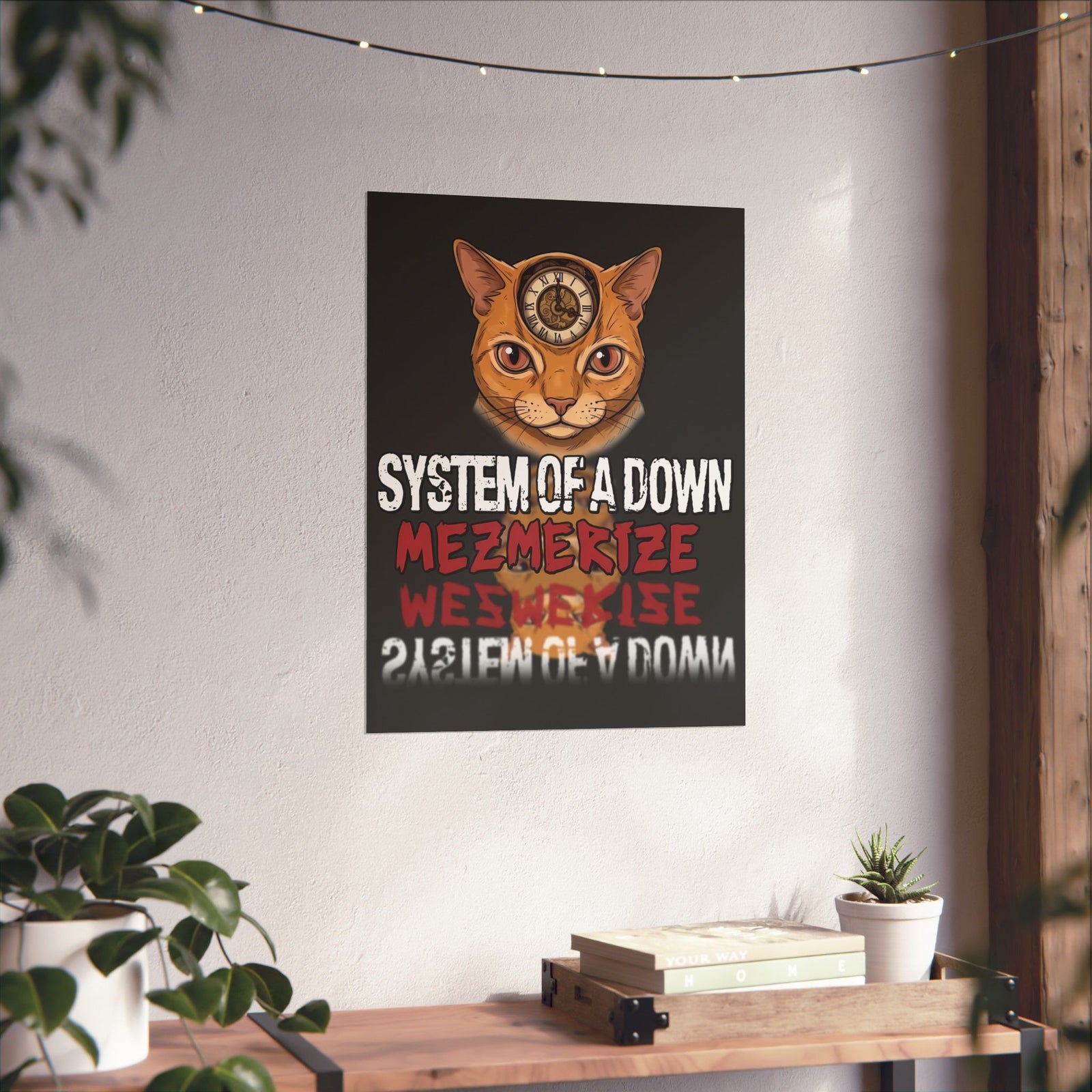 System Of A Down "Mezmerize" Cat Poster