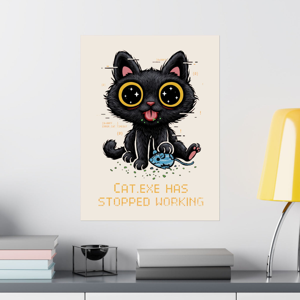 CAT.EXE Has Stopped Working Poster