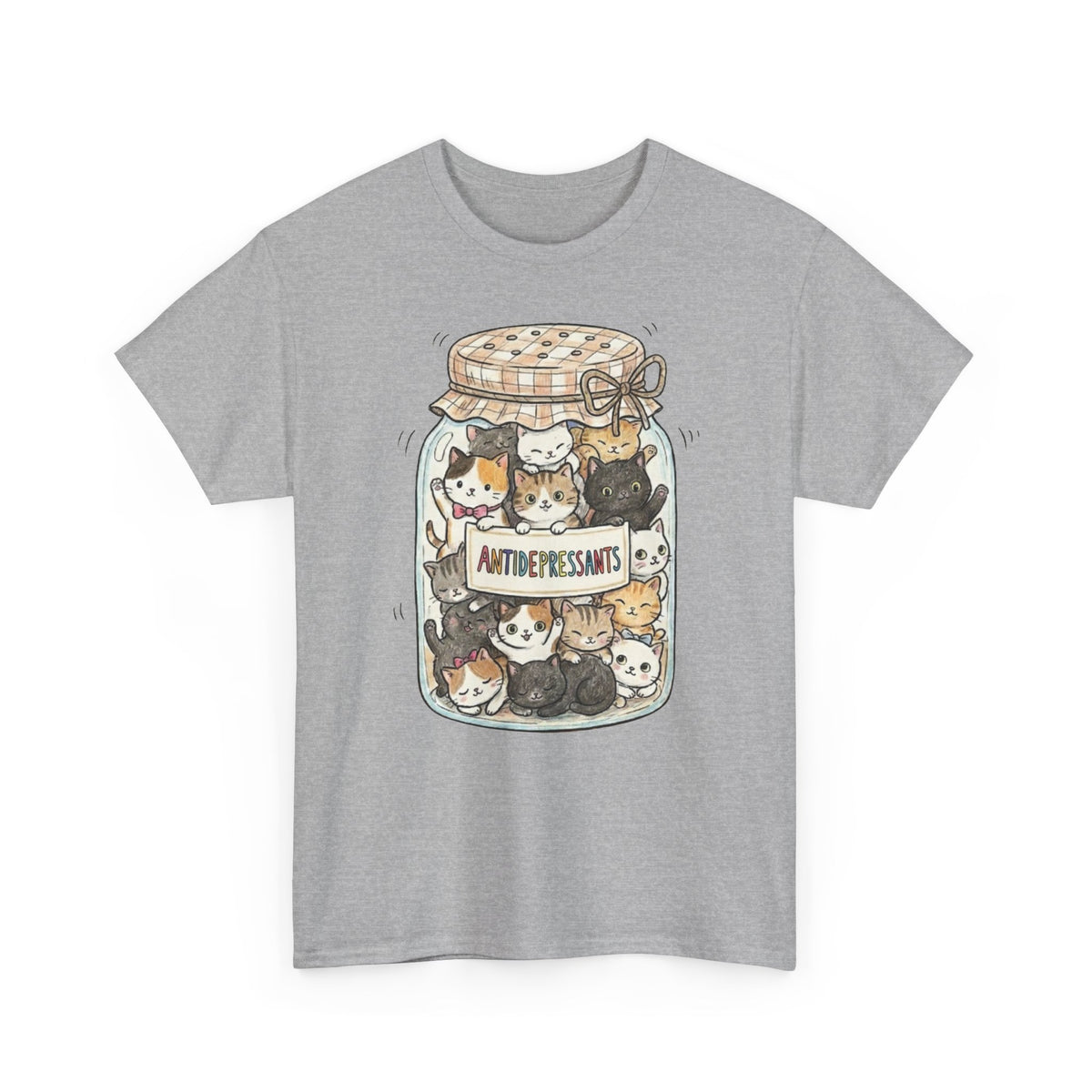 Cats Are My Antidepressants Tee — Funny Cat Lover Shirt