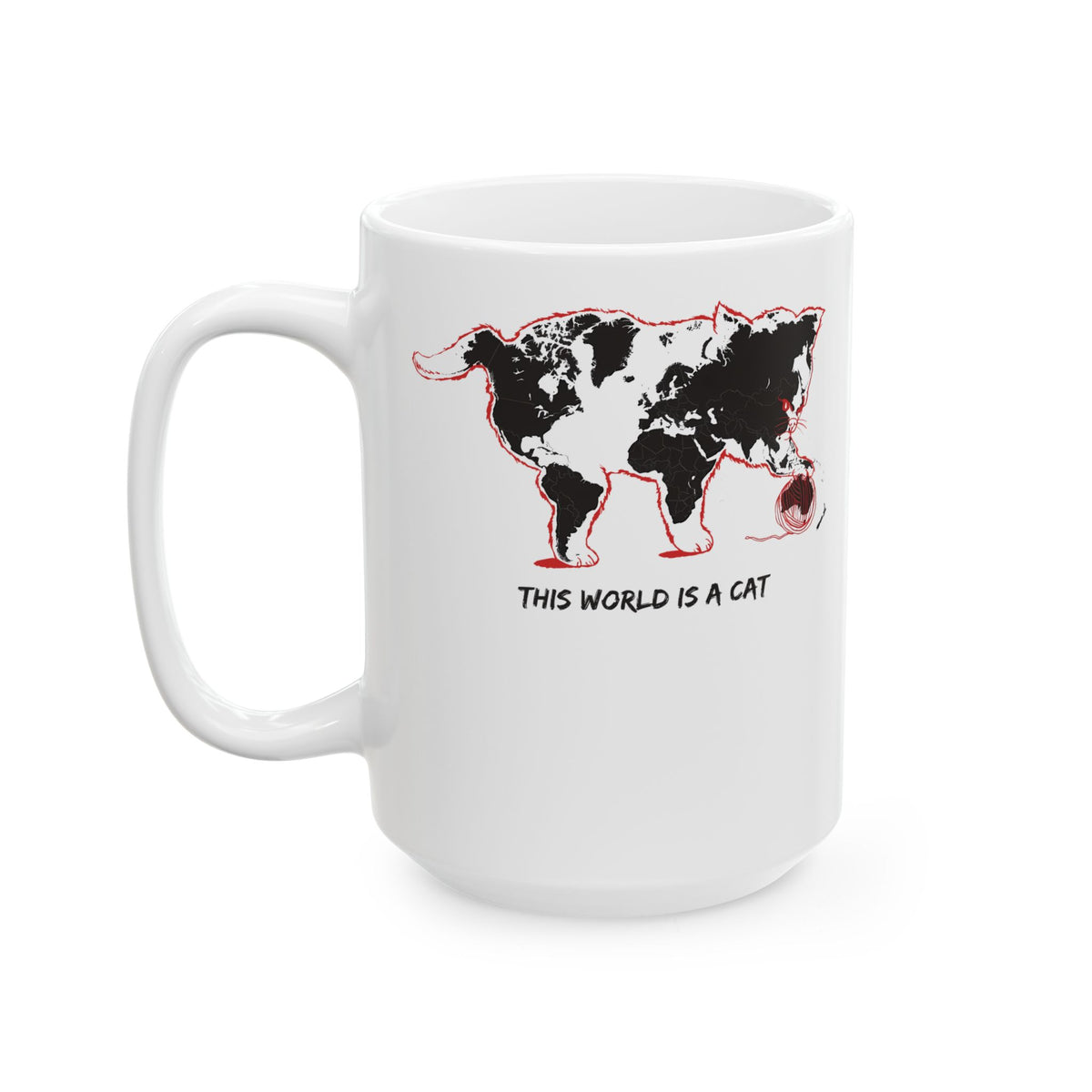 This World Is A Cat Ceramic Mug