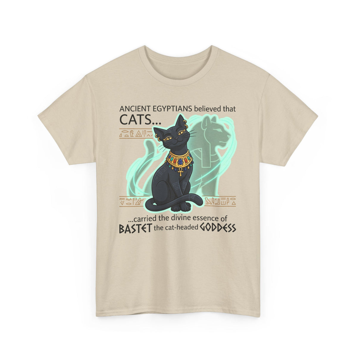 Ancient Egyptian Cat Tee — "Cats... carried the divine essence of Bastet"