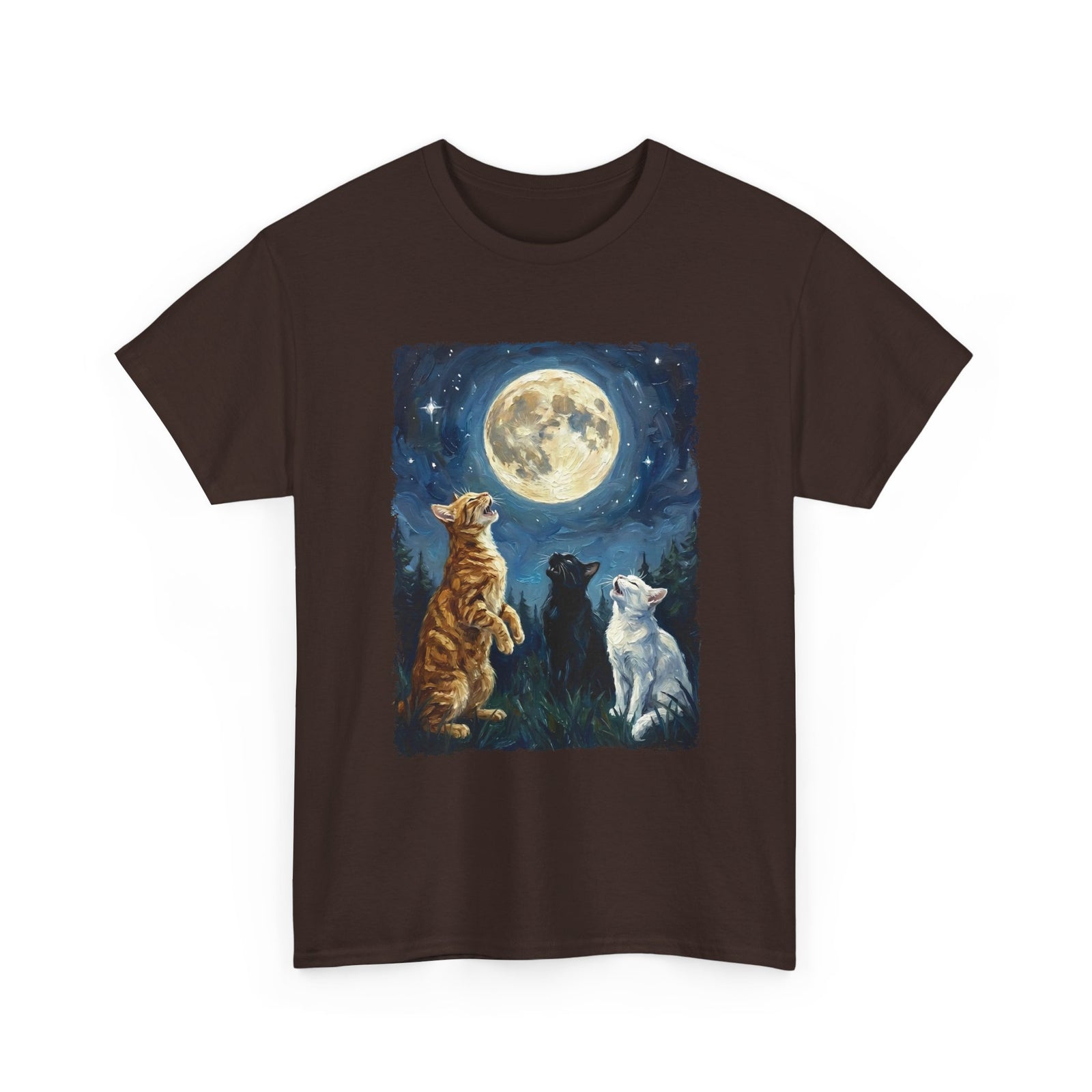 Cats Howling at the Moon T-Shirt