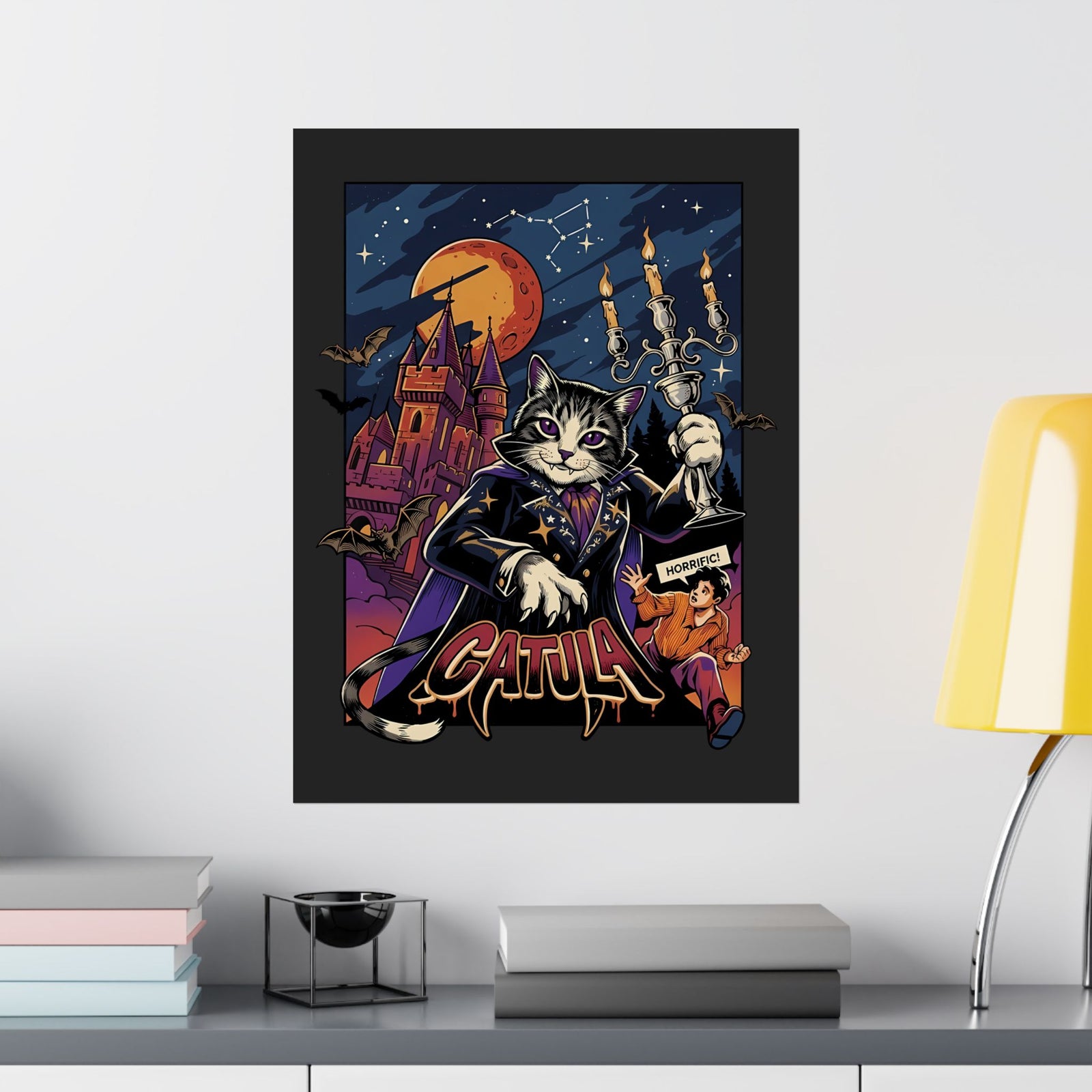 Catula Cat Dracula Poster