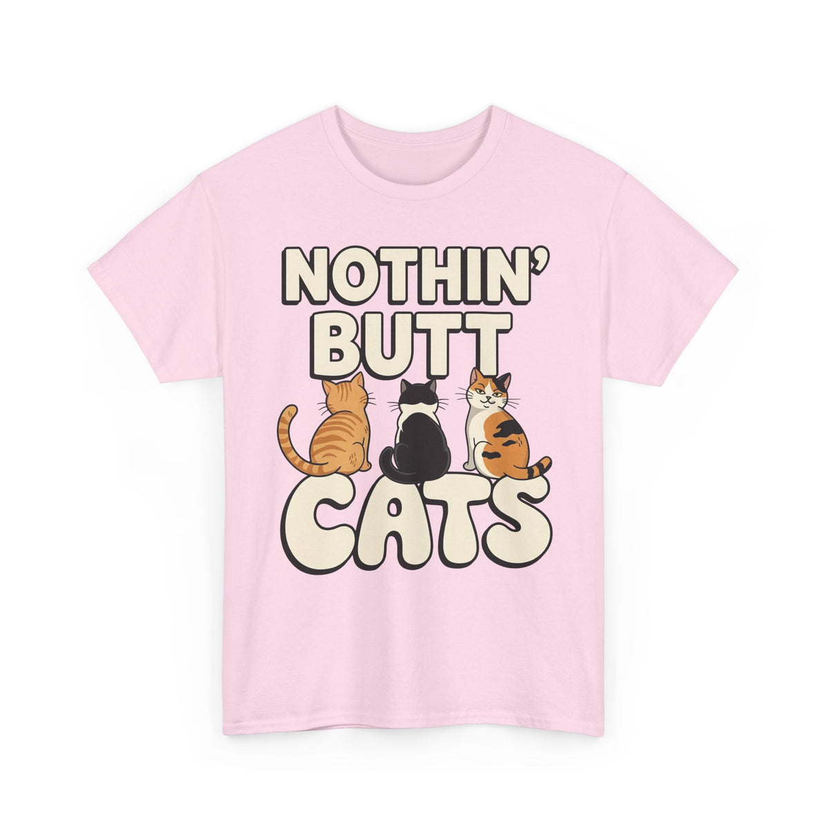 Nothin' But Cats Tee - Cute Retro Cat Lover T‑Shirt