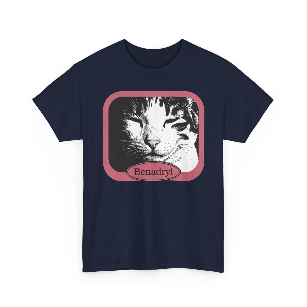 Cat After Benadryl T-Shirt — Funny Groggy Cat Tee