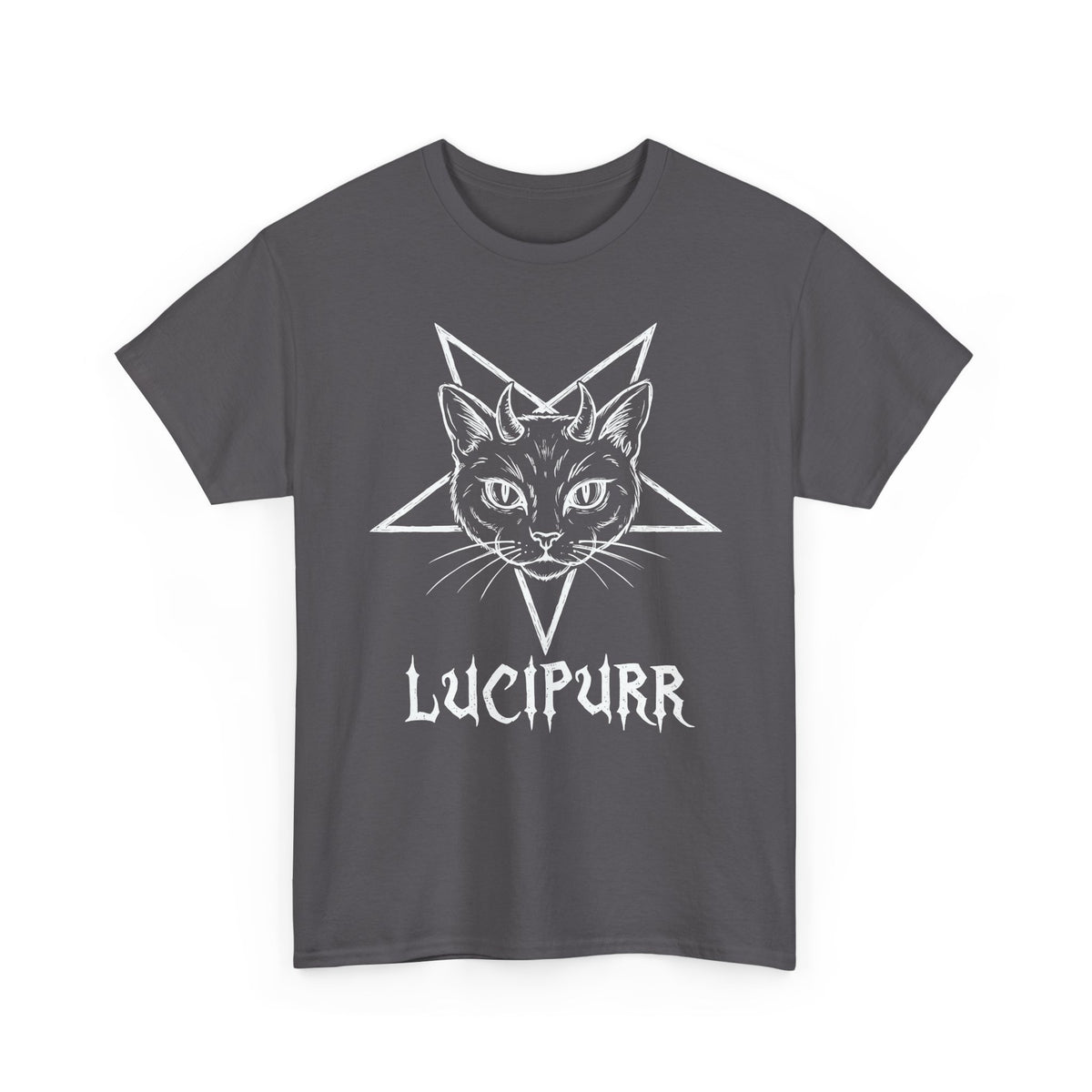 Lucipurr Lucifer Cat T-Shirt — Gothic Cat Tee
