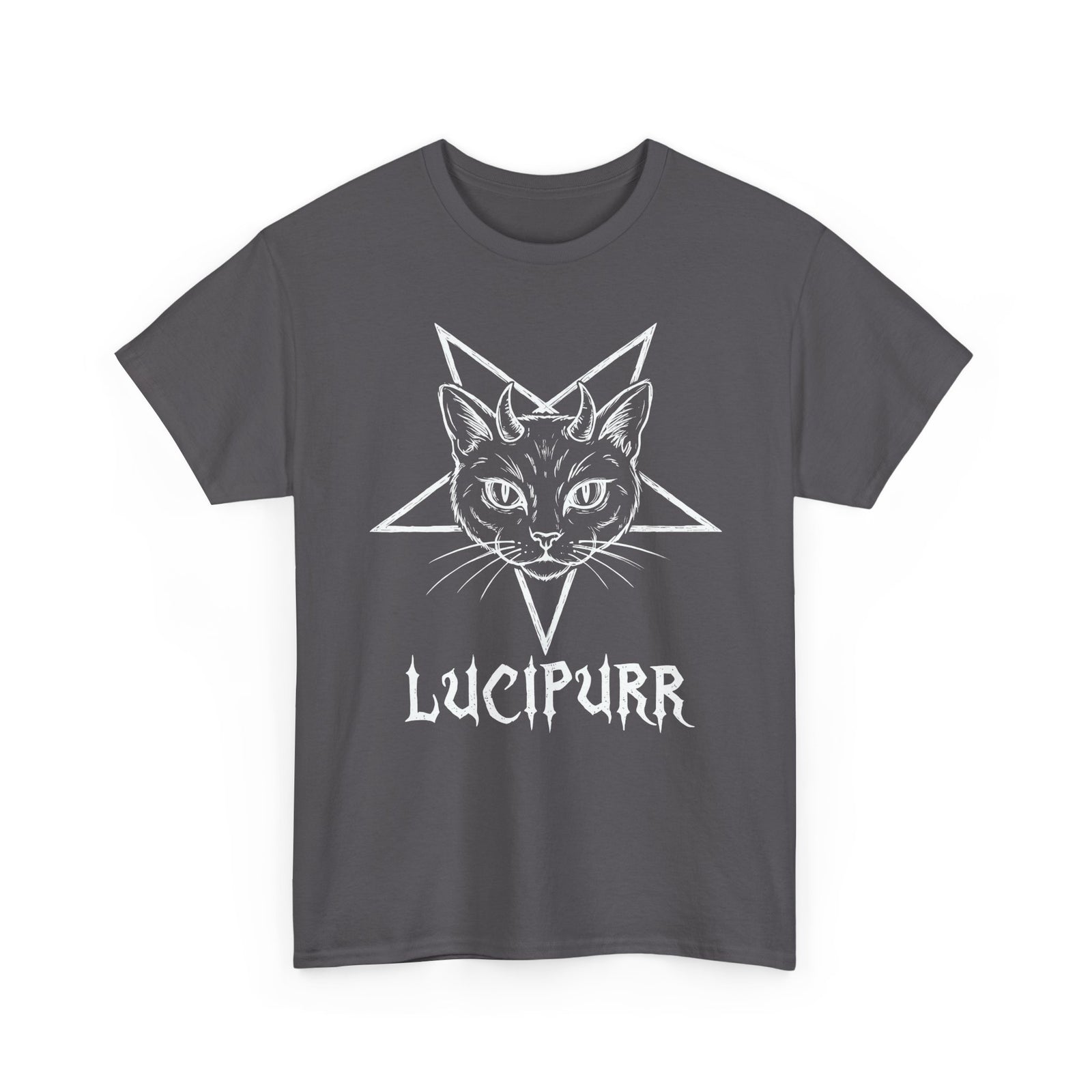 Lucipurr Lucifer Cat T-Shirt — Gothic Cat Tee