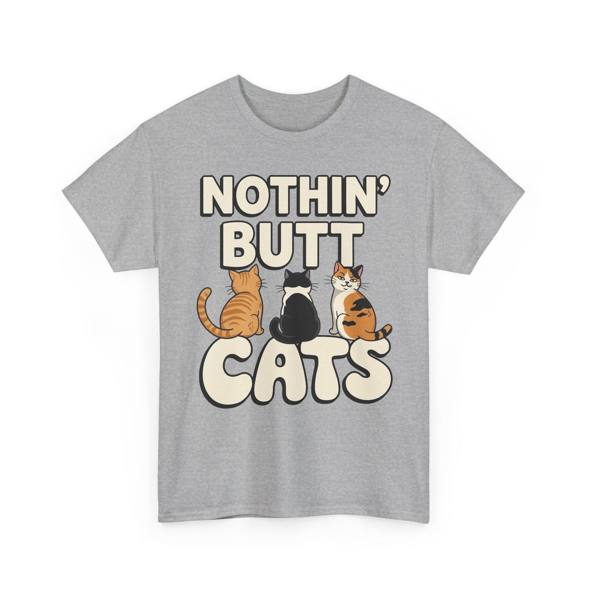 Nothin' But Cats Tee - Cute Retro Cat Lover T‑Shirt