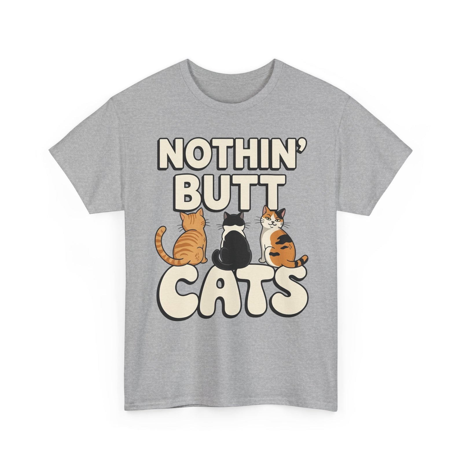 Nothin' But Cats Tee - Cute Retro Cat Lover T‑Shirt