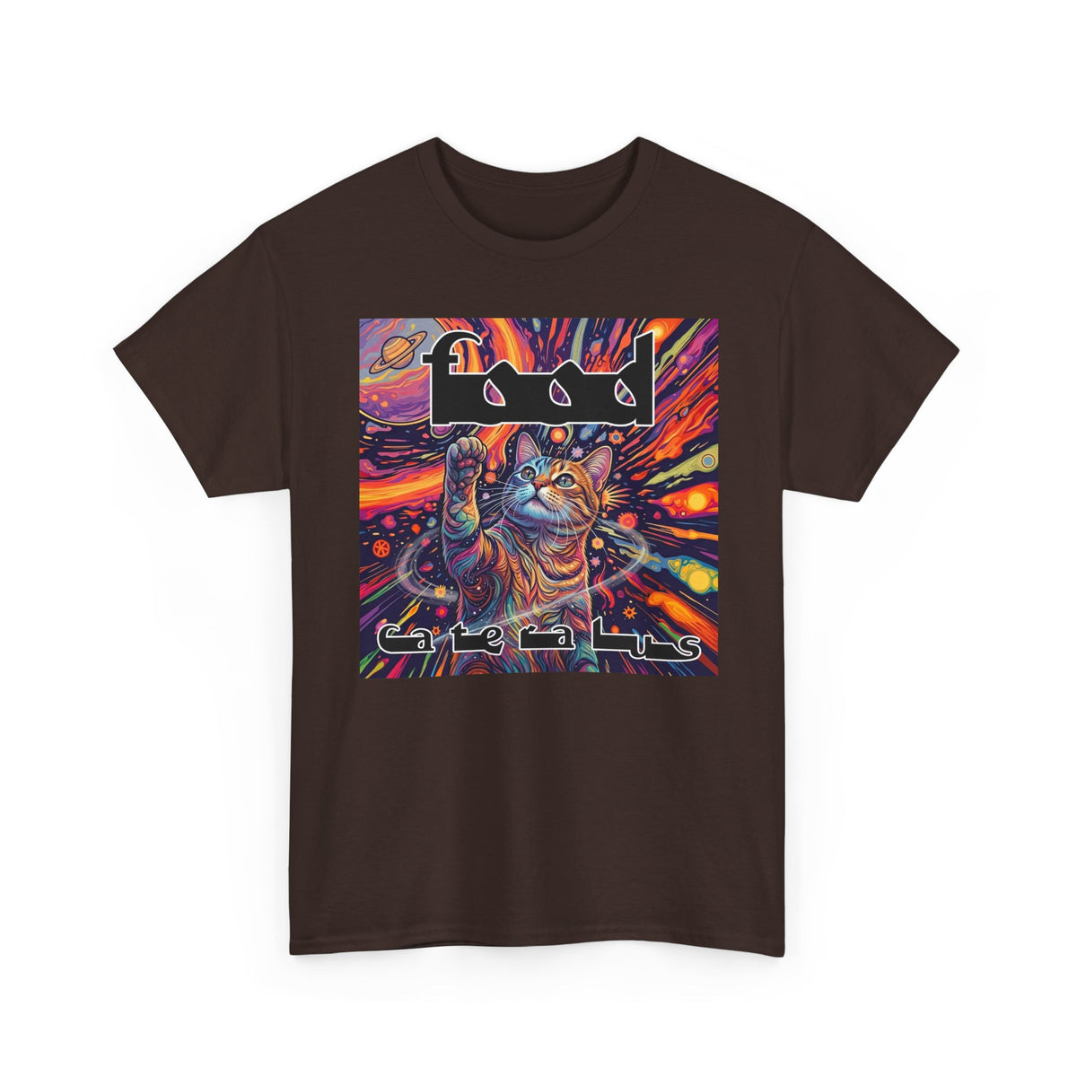 Funny Progressive Metal Cat T-Shirt — Progressive Metal Band Cat Graphic Tee