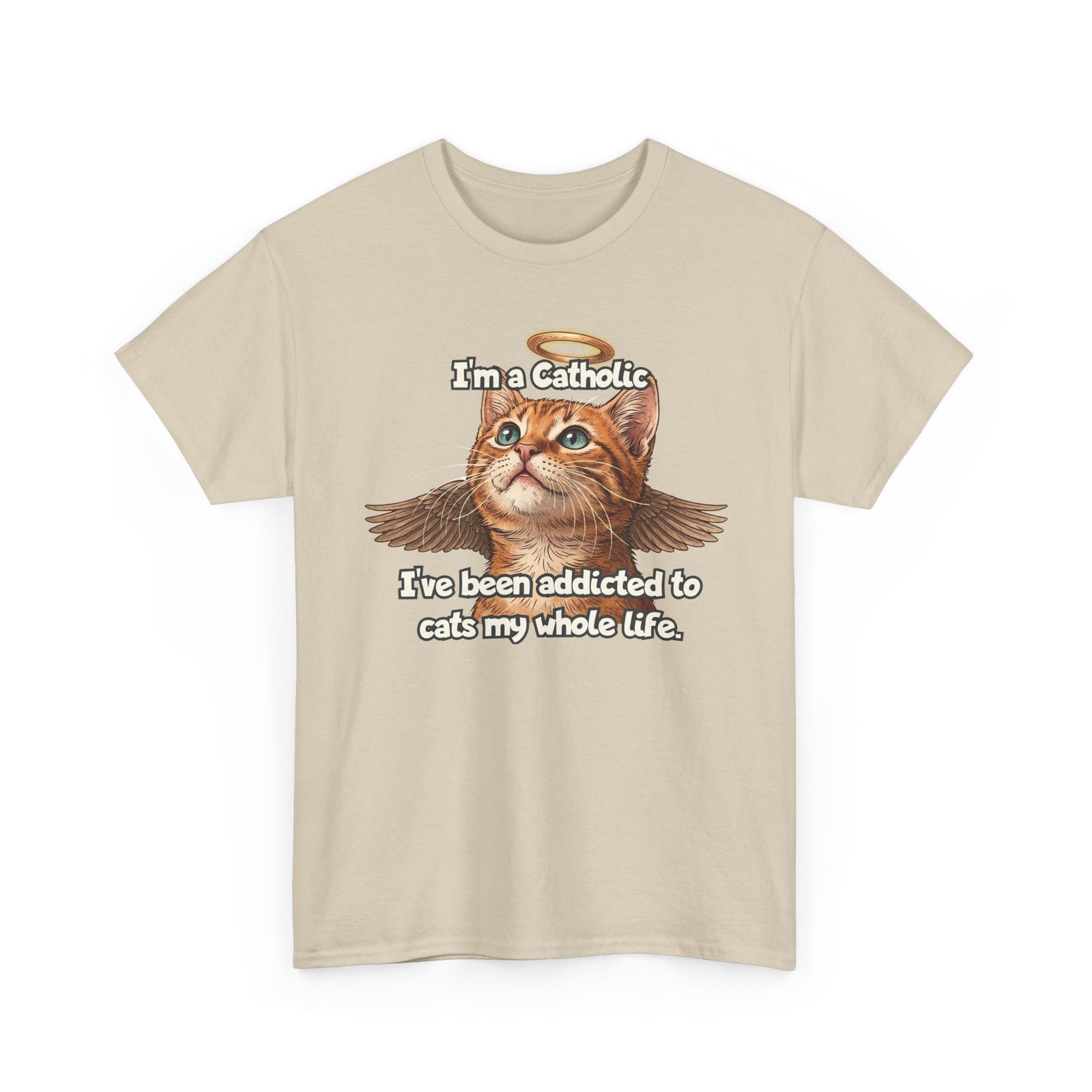 "I've Been Addicted to Cats My Whole Life" Cat Lover T-Shirt